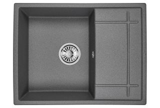 Мойка кухонная Granula 6501, ГРАФИТ